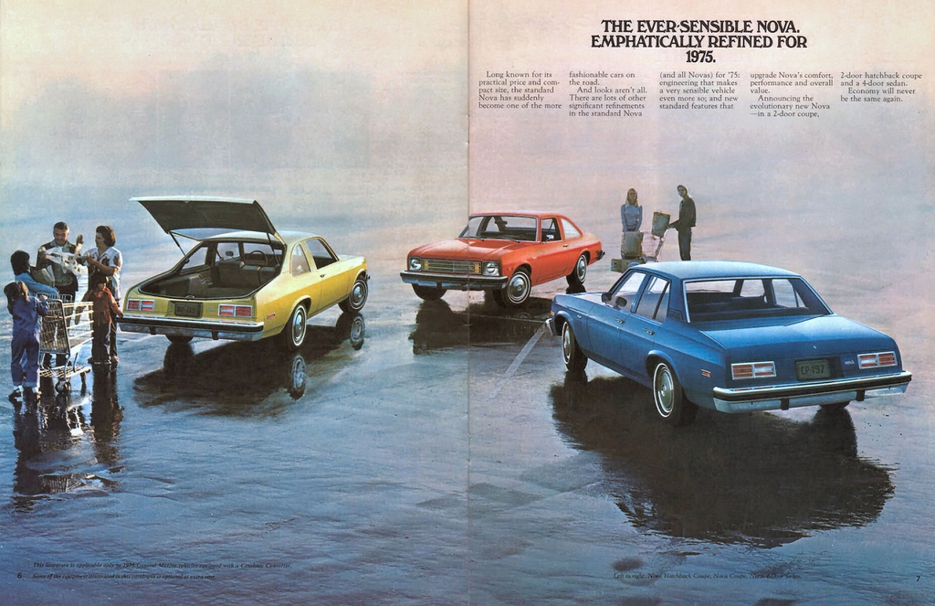 1975 Chevrolet Nova Canadian Brochure Page 1